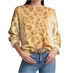 MOTHER Leopard Sweater